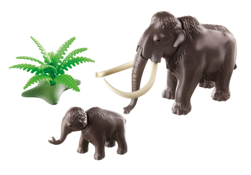 Woolly Mammoth with Baby – box_back