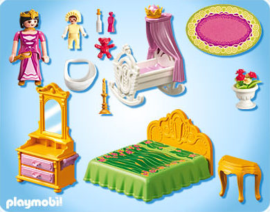 Royal Bed Chamber with Cradle – box_back