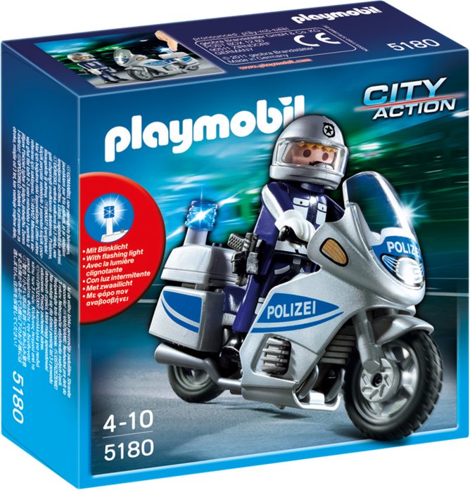 Polizeimotorrad mit Blinklicht – box_front
