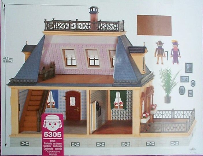 Small Victorian Dollhouse (also see 70891 for equivalent) – box_back