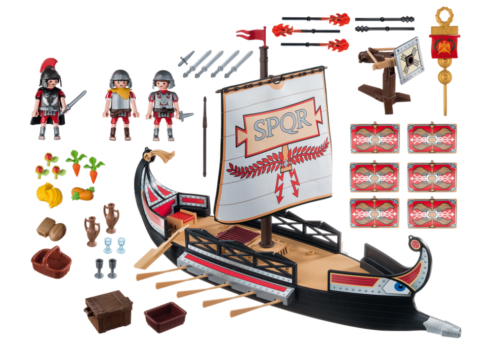 Roman Warriors' Ship – box_back