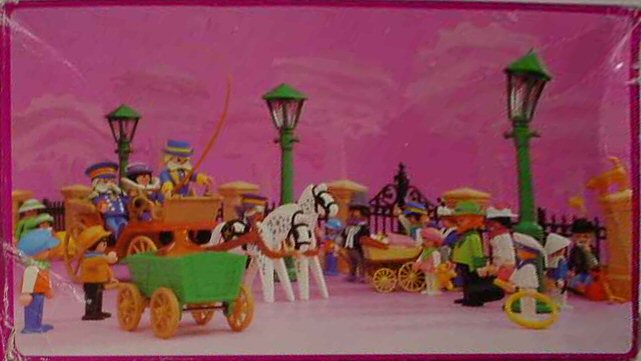 Horse-Drawn Cart, Victorian Lady, Butler, Driver – box_back