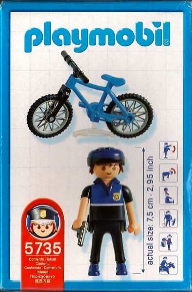 Polizist mit Fahrrad int. – box_back