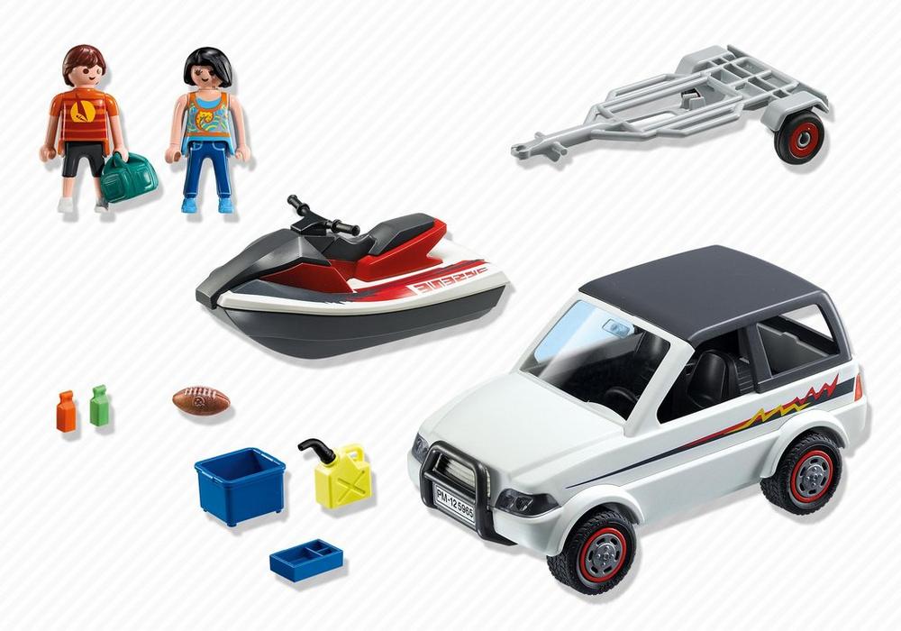 Family SUV with Personal Watercraft – box_back