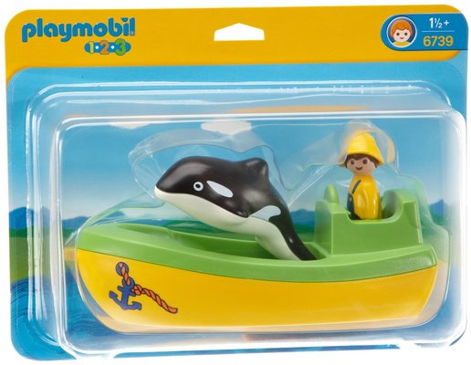 Fishing Boat with Whale – extra