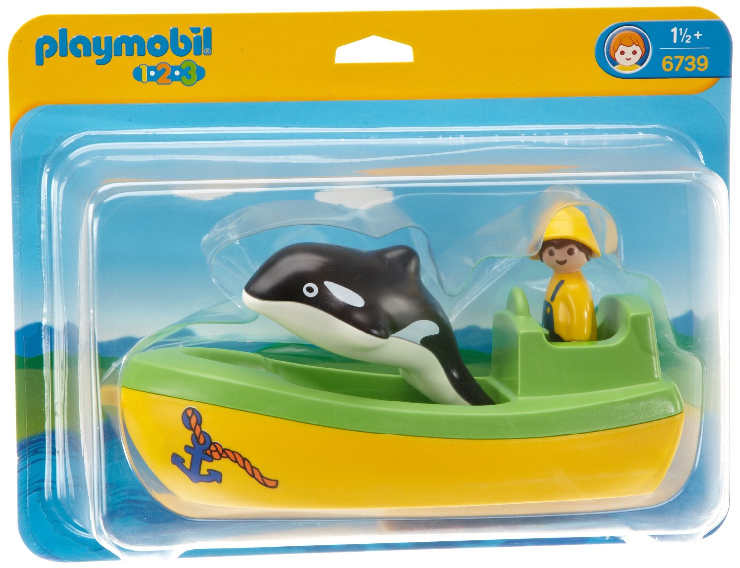 Fishing Boat with Whale – extra