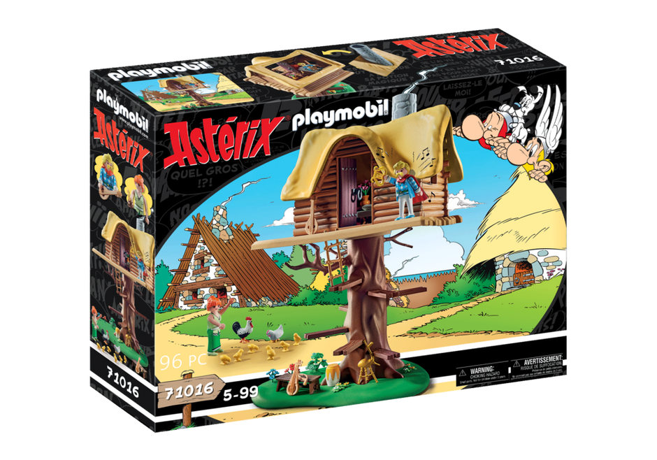 Asterix: Cacofonix with treehouse – box_front