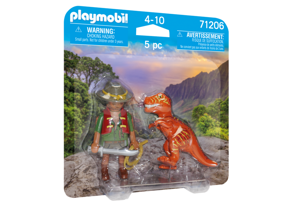 Adventurer with T-Rex – box_front