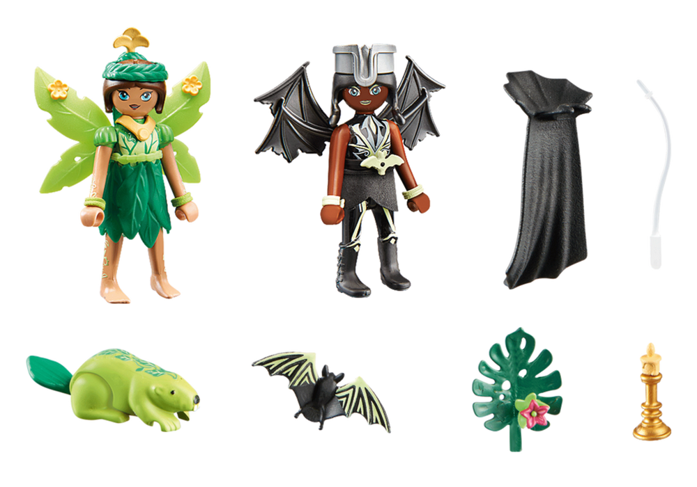 Forest Fairy & Bat Fairy with Soul Animals – box_back