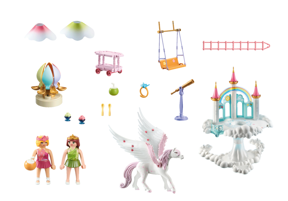 Rainbow Castle in the Clouds – box_back