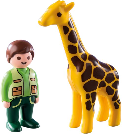 Zookeeper with Giraffe – box_back