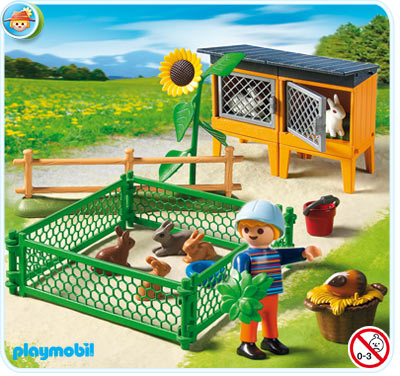 Rabbit Hutch and Pen