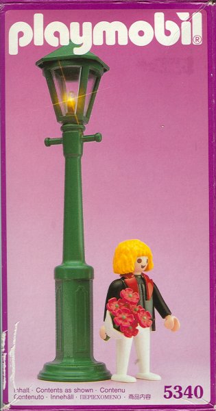Man In Tux With Flowers & Lamppost