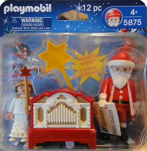 Little Angel and Santa Claus with Organ