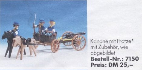 Kanone mit Protze