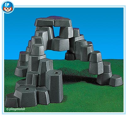 Rock Landscape (Small, Light Gray)