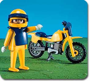 Off-Road Motorcycle, Yellow
