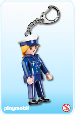 Policewoman Keychain