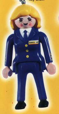 Stewardess Keychain