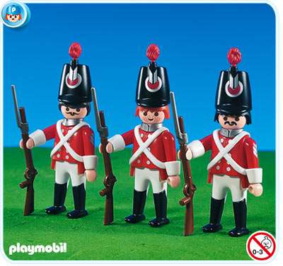 3 Redcoat Soldiers