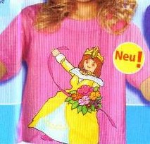 Prinzessinnen-T-Shirt (Rosa), Größe 128