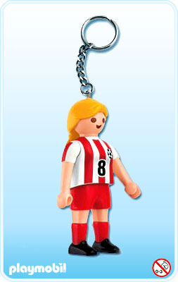 Soccer Player Keychain (female)