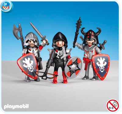 3 Red Dragon Knights